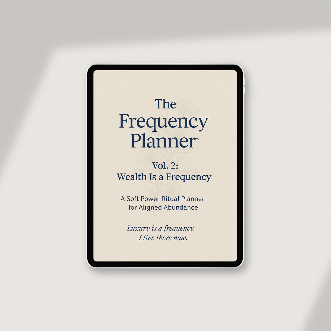 Wealth Is a Frequency digital planner preview